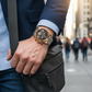 ⚠️ Blending into the crowd? This rose gold timepiece turns heads in meetings. Your moment to shine! ✨⌚