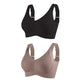 💕Subtle Striped Seamless Bra with W-Support – Comfort & Style!