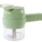 🔥Hot Sale 50% OFF🔥 4-in-1 Cordless Veggie Cutter Set – USB Rechargeable, for Garlic Ginger Chili 🧄