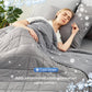 ❄️Hot Summer Sale 50% Off🧊 No more kicking off sheets at 2AM! Breathable comforter regulates temp while you snooze. 💤