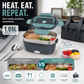 🎉 2026 FLASH SALE 50% OFF! 🍱 2-in-1 Portable Electric Heating Lunch Box – 12V Car & 230V Home Dual Use, 1.5L Stainless Steel 🔌