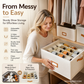 ⏰🔥LIMITED TIME 50% OFF! 👟 Fabric Shoe Organizer Storage Box – Foldable, Large Capacity, Dustproof & Breathable for Closet & Bedroom 🧺✨