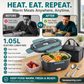 🎉 2026 FLASH SALE 50% OFF! 🍱 2-in-1 Portable Electric Heating Lunch Box – 12V Car & 230V Home Dual Use, 1.5L Stainless Steel 🔌