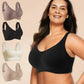 💕Subtle Striped Seamless Bra with W-Support – Comfort & Style!