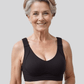 💕Subtle Striped Seamless Bra with W-Support – Comfort & Style!