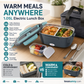 🎉 2026 FLASH SALE 50% OFF! 🍱 2-in-1 Portable Electric Heating Lunch Box – 12V Car & 230V Home Dual Use, 1.5L Stainless Steel 🔌