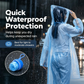 ☔Mini Ball Raincoat with Keychain – Compact Disposable Rain Poncho Helps Protect from Sudden Showers, for Hiking, Festivals, Travel ✨