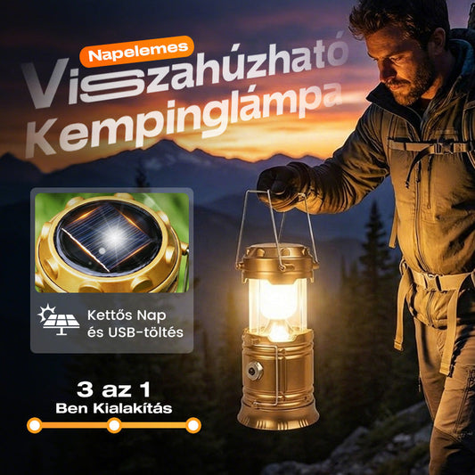 ✨Solar-powered retractable camping lantern⛺️