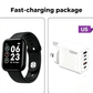 ⌚ Your Wrist Health Hub! Health & Fitness Smartwatch – Track Heart Rate, Steps & Sleep All Day 💓