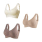 💕Subtle Striped Seamless Bra with W-Support – Comfort & Style!