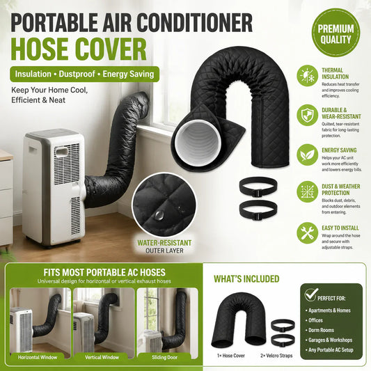 📢📢50% OFF !! ⏰Portable Air Conditioner Hose Cover