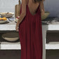 💃LAST DAY SAEL 50% OFF!!✨Women's Solid Color Cami Lounge Dress, Elegant Sleeveless Long Dress for Summer, Ladies Sleepwear for Indoor Wear💕