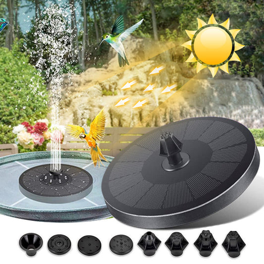 🥳2026 HOT SALE🥳Solar Powered Bird Bath Fountain - Floating Water Pump for Garden, Pond & Patio