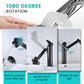 Single Hole Hot And Cold Water Faucet Universal Swivel Basin Faucet