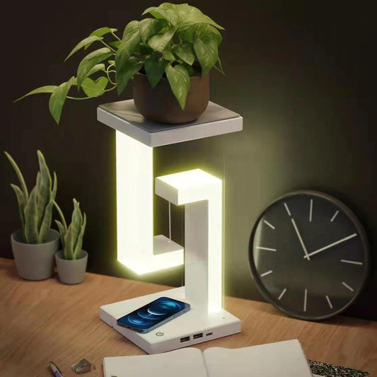 🔥Hot Sale 50% OFF🔥 Floating Sky Light with Wireless Charger – Magnetic Levitation, Soft Glow, Type-C 🌌