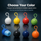 ☔Mini Ball Raincoat with Keychain – Compact Disposable Rain Poncho Helps Protect from Sudden Showers, for Hiking, Festivals, Travel ✨