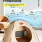 Miniature camping tent for doll photography