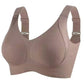 💕Subtle Striped Seamless Bra with W-Support – Comfort & Style!