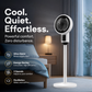 ⚡ Limited stock🌬️Quiet 3-Speed Oscillating Pedestal Fan – Adjustable Home Air Circulator❄️  360° rotation✔️Three fan speeds, quiet during sleep 🤫