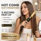 ✨️Amazing Discount on 🔥2026 New Arrival！🎁💇‍♀️Heats in 3 Seconds & Shapes in 5 Seconds！👱‍♀️Create Perfect Hairstyles Quickly！✨️Portable Electric Hair Straightening and Curling Comb