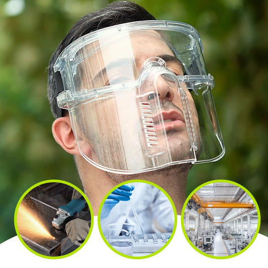 Multi-functional ergonomic transparent mask (safety mask)