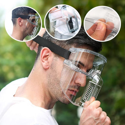 Multi-functional ergonomic transparent mask (safety mask)