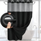 🔥Hot Sale 50% OFF🔥 Waffle Shower Curtain – Hotel Style, 180GSM, Water-Repellent, 183*190cm🚿