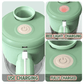 🔥Hot Sale 50% OFF🔥 4-in-1 Cordless Veggie Cutter Set – USB Rechargeable, for Garlic Ginger Chili 🧄