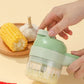 🔥Hot Sale 50% OFF🔥 4-in-1 Cordless Veggie Cutter Set – USB Rechargeable, for Garlic Ginger Chili 🧄