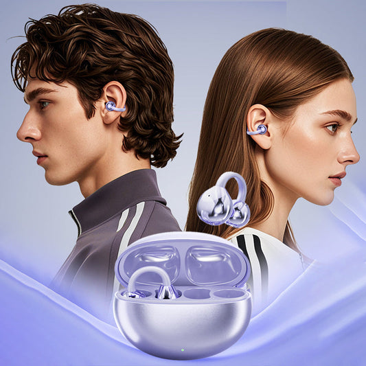 🎧 2026 Sale — Over 47,000 Sold!🔥Bluetooth 5.4 Clip-On Open Ear Earbuds with Noise Cancelling – AI Noise Cancelling 🎶