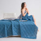 ❄️Hot Summer Sale 50% Off🧊 No more kicking off sheets at 2AM! Breathable comforter regulates temp while you snooze. 💤