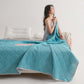 ❄️Hot Summer Sale 50% Off🧊 No more kicking off sheets at 2AM! Breathable comforter regulates temp while you snooze. 💤