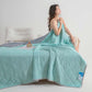 ❄️Hot Summer Sale 50% Off🧊 No more kicking off sheets at 2AM! Breathable comforter regulates temp while you snooze. 💤