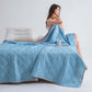 ❄️Hot Summer Sale 50% Off🧊 No more kicking off sheets at 2AM! Breathable comforter regulates temp while you snooze. 💤