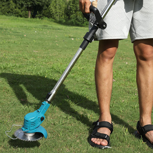 🔥 1800W Foldable Lawn Mower ✅ 3 Blade Types & Adjustable Design | Powerful Cordless Yard Work 🌿