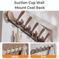 Suction Cup Wall Mount Coat Rack