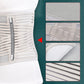 Waist protector with breathable steel plate and pressed mesh with hea
