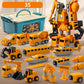 🎁🔥Limited Time 50% Off💓👦Magnetic Transform Engineering Car Assembled Toys