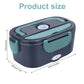 🎉 2026 FLASH SALE 50% OFF! 🍱 2-in-1 Portable Electric Heating Lunch Box – 12V Car & 230V Home Dual Use, 1.5L Stainless Steel 🔌