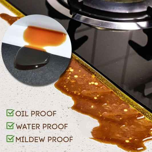 🔥 Buy 1 Get 1 Free🔥🏠 Ceramic Tile Gap Mildewproof Waterproof Self-Adhesive Caulk Strip🛠️✨