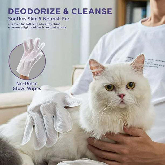 ⚠️ Stop masking pet smells with air fresheners! These  mitts neutralize odor at the source. Fresh home! 🏠✨