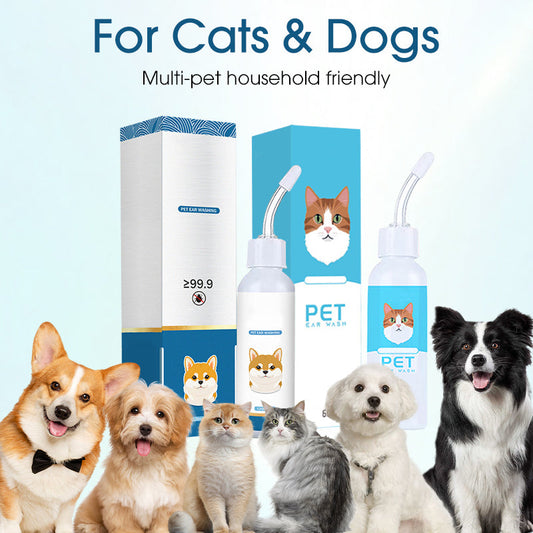 🏆🔥Last Day🐾 Buy 2 Get 1 Free! 💥Pet Ear Cleaner – Natural plant extracts – 68K+ sold – gentle, safe for dogs & cats – helps prevent infections 🌿🐶✨