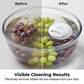 🔥Hot Sale 50% OFF🔥 Portable Ultrasonic Fruit & Veg Washer -USB Rechargeable, Helps Clean Produce, for Home Travel 🥬