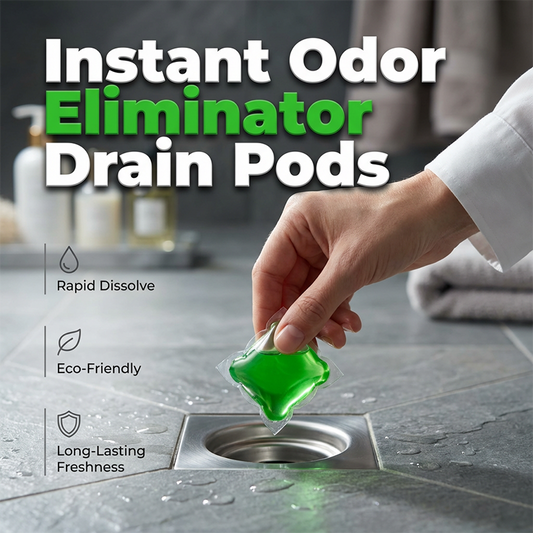 🔥Hot Sale 50% OFF🔥 Drain Deodorizer Pods – Bio-Enzyme Formula Helps Freshen Drains, Monthly Maintenance 🚰