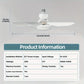 🔥Sale 58%OFF-💡🔥2-IN-1 PORTABLE CEILING FAN & LIGHT with Remote Control
