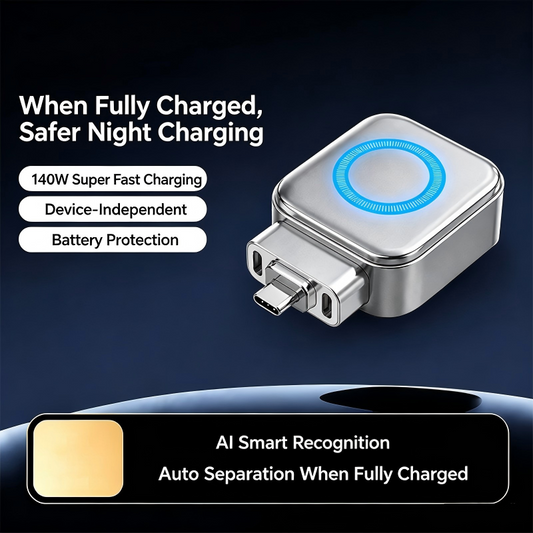 🌞Summer Awakening: 50% Off!⚡140W Super Fast Charger with AI Auto Shutdown – USB-C PD3.1 – Intelligent Battery Protection – Universal for iPhone, MacBook & Tablets