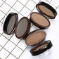 Instant adjustable eyebrow stamp with two-color brow powder