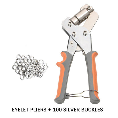 🔧 Fix Tarps & Fabric in Seconds with Heavy-Duty Eyelet Pliers  DIY Grommet Tool Kit for Canvas, Tarps & More