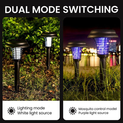 🚫🦟Solar Mosquito Zapper Lamp Stake