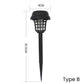 🚫🦟Solar Mosquito Zapper Lamp Stake